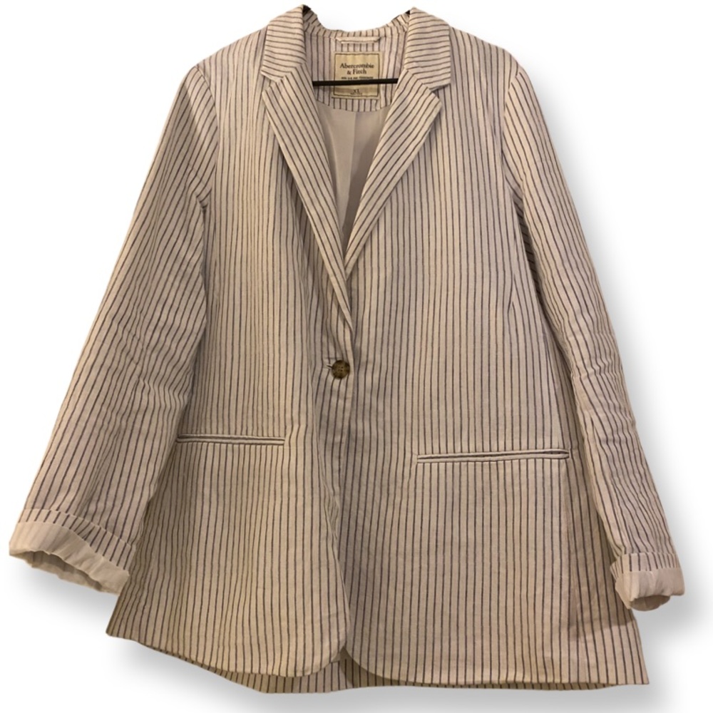Abercrombie & Fitch XL Linen Blend Blaser